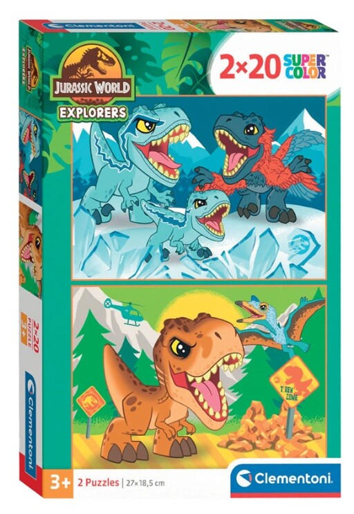 Clementoni puzzle 2x20 Jurský svet