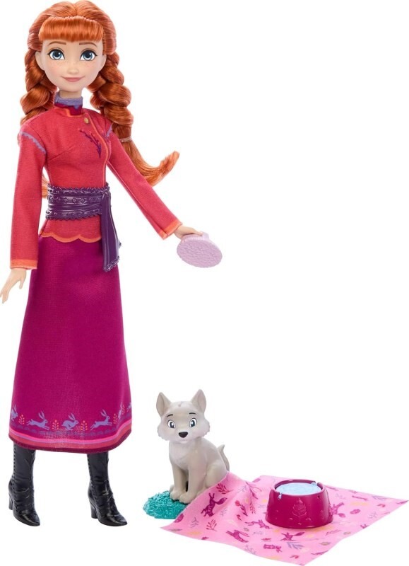 Mattel Frozen Anna s vlkom