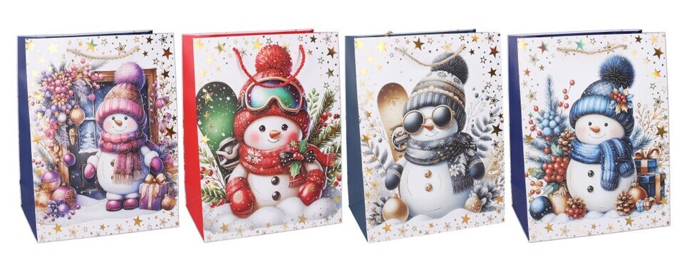 Vianočná darčeková taška 18x8x23cm