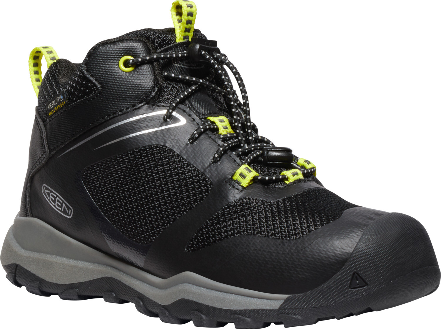 Keen WANDURO MID WP YOUTH black/silver Veľkosť: 34 195208239755