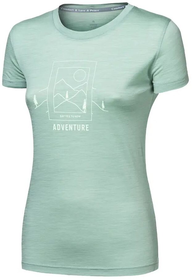 SENSOR MERINO AIR SAY YES dámske tričko kr.rukáv basil green Veľkosť: S