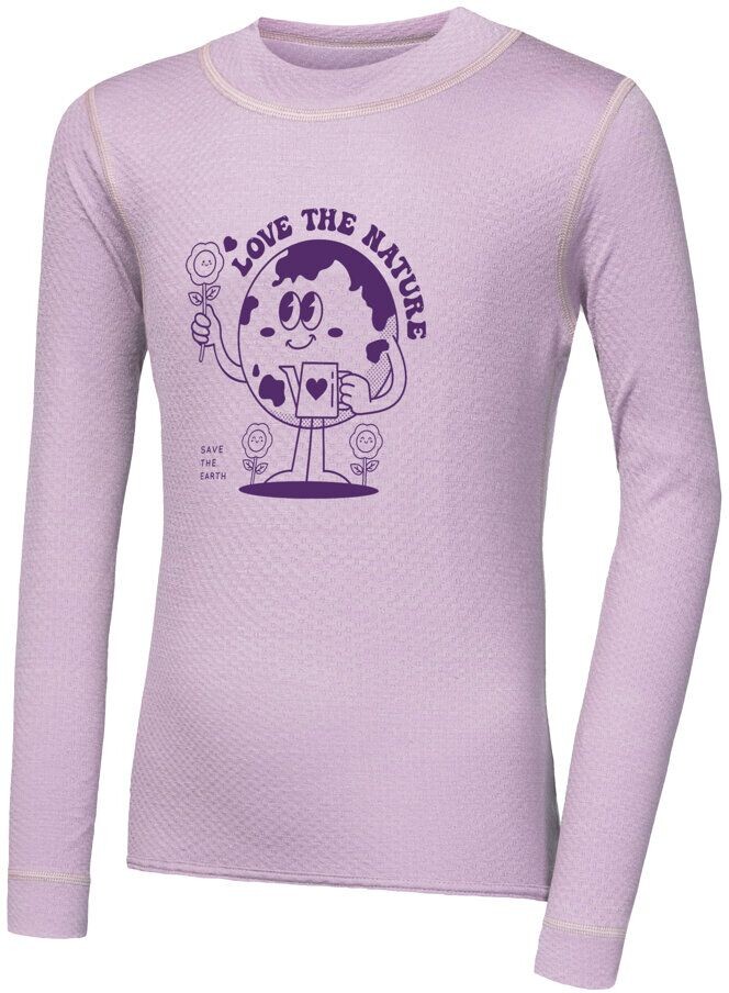 SENSOR MERINO DF PLANET detské tričko dl.rukáv mystic violet Veľkosť: 90