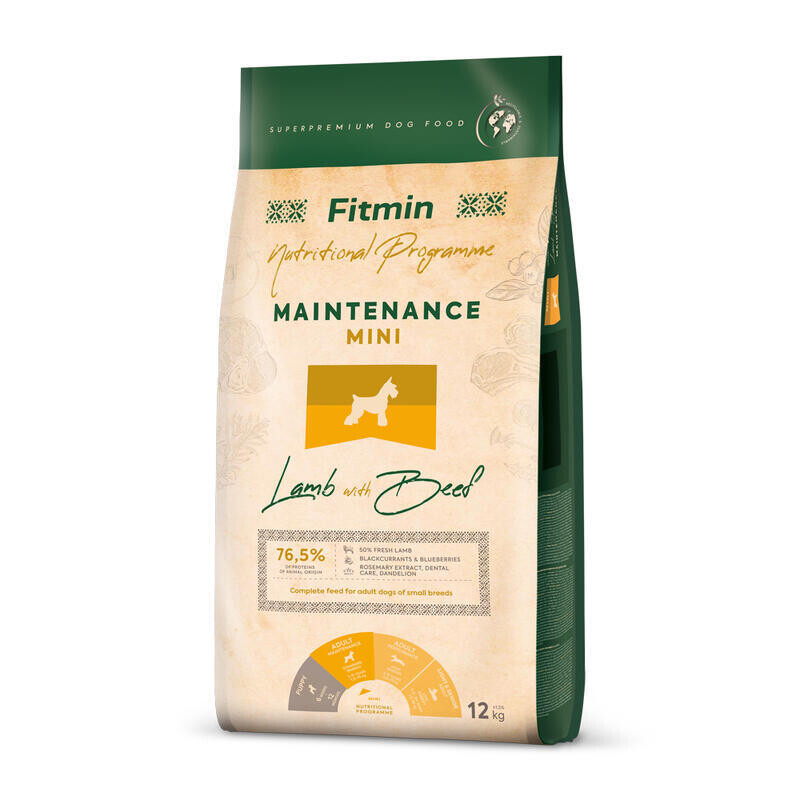 Fitmin dog mini maintenance lamb beef