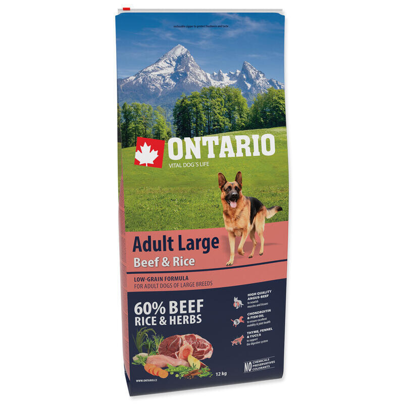 ONTARIO Adult Large Beef & Rice