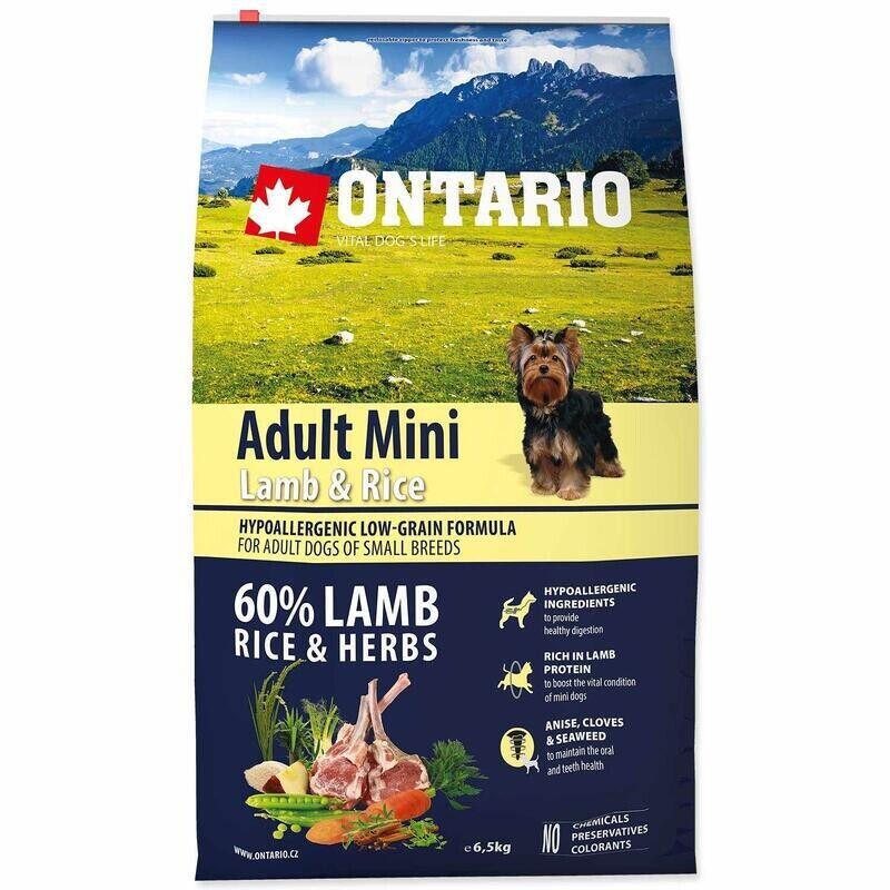 ONTARIO Adult Mini Lamb & Rice
