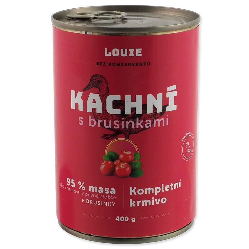 Konzerva LOUIE kachní s brusinkami