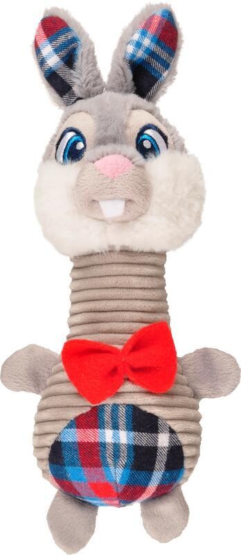 Flamingo Vánoční králík plyšový pro psy 27cm