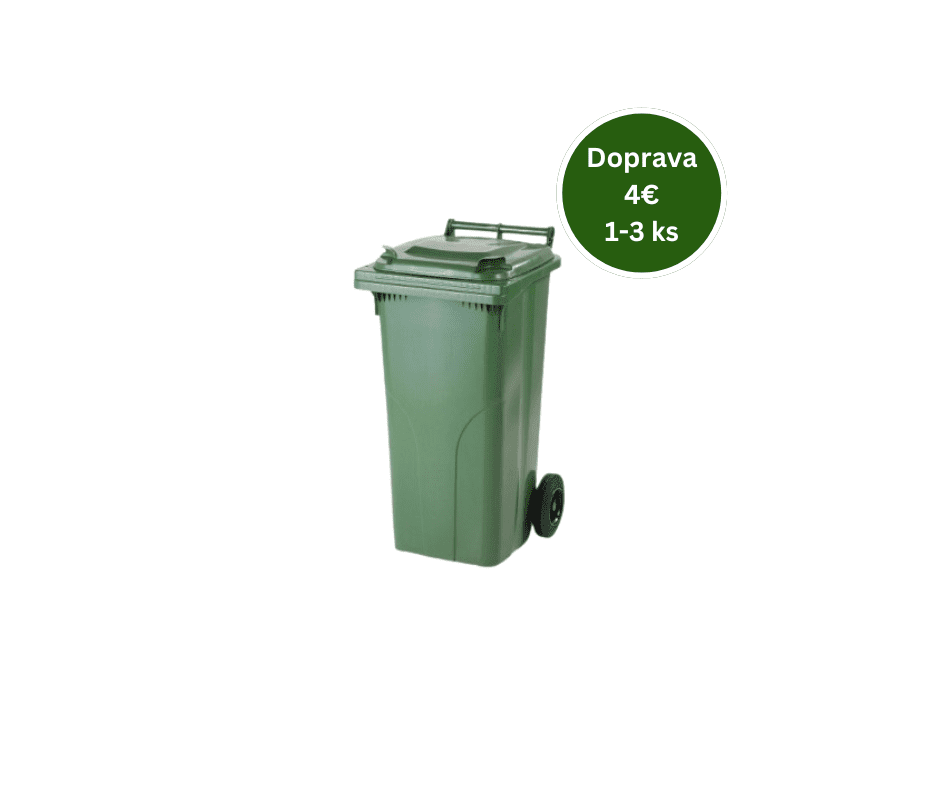 Popolnica Odpadová nádoba 120L - Zelená