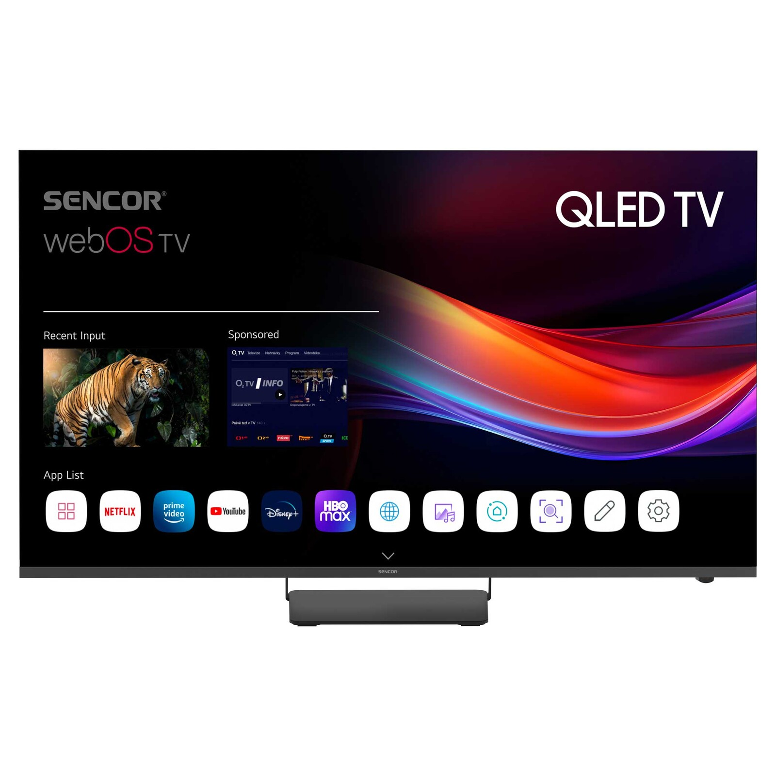 Sencor SLE 55Q870TCSB 55“ SMART QLED Televízia webOS SMART TV, QLED - Quantum Dot Technologie, MEMC - Motion Estimate and Motion Compensation, .