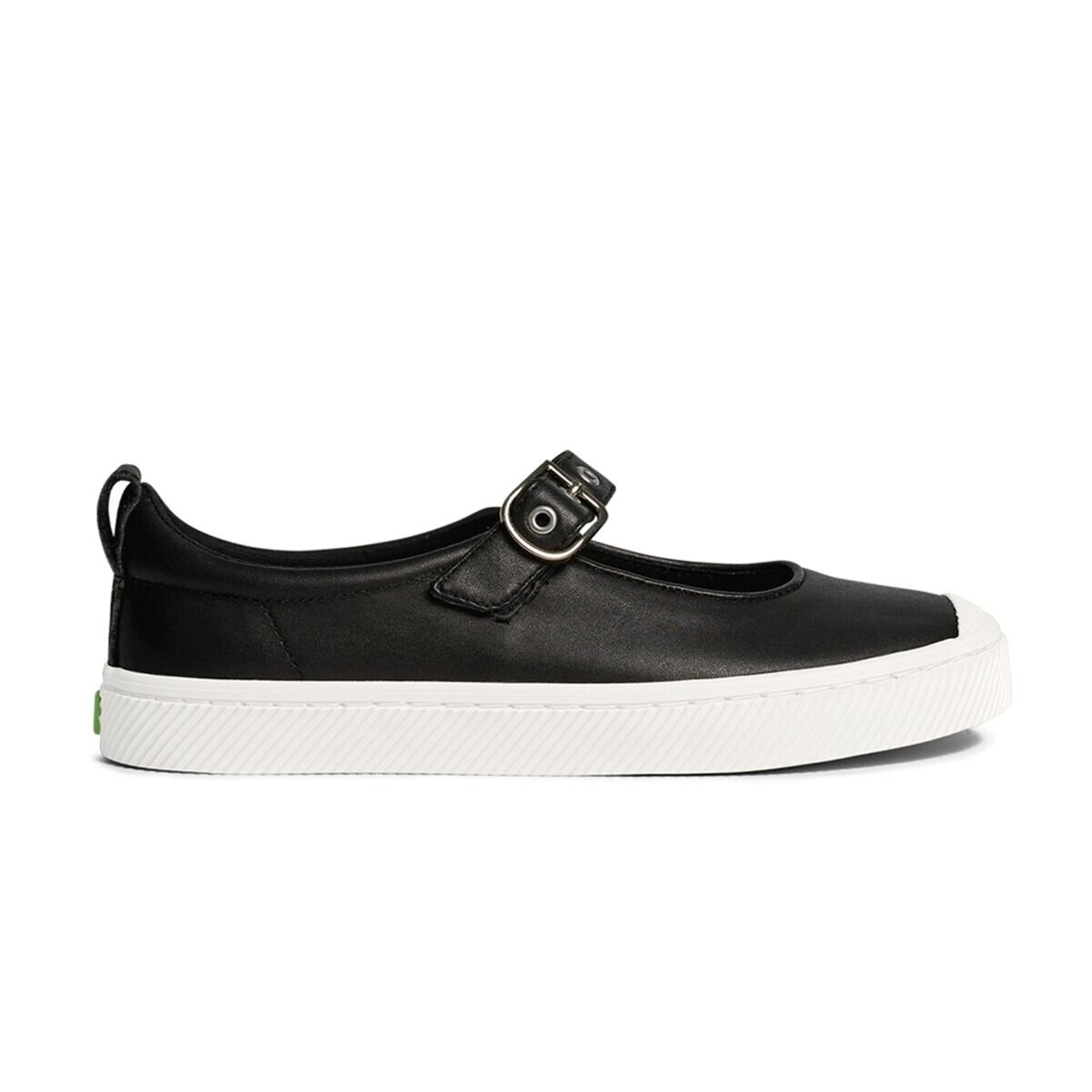 Pánské volnočasové boty Cariuma OCA Mary Jane Black Napa Leather Sneaker