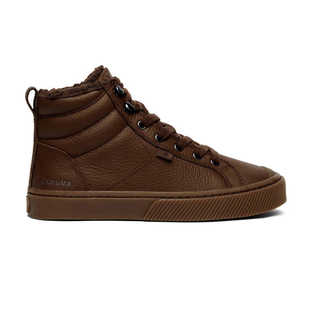 Dámské volnočasové boty Cariuma OCA Therma High Brown Premium Leather Boot