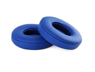 Náhradné náušníky pre slúchadlá Beats Solo 2 a 3 - Modré, kožené