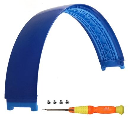 Hlavový most na sluchátka Beats Studio 2.0 a Beats Studio 3.0 Horní časť - Lesklá modrá, plast