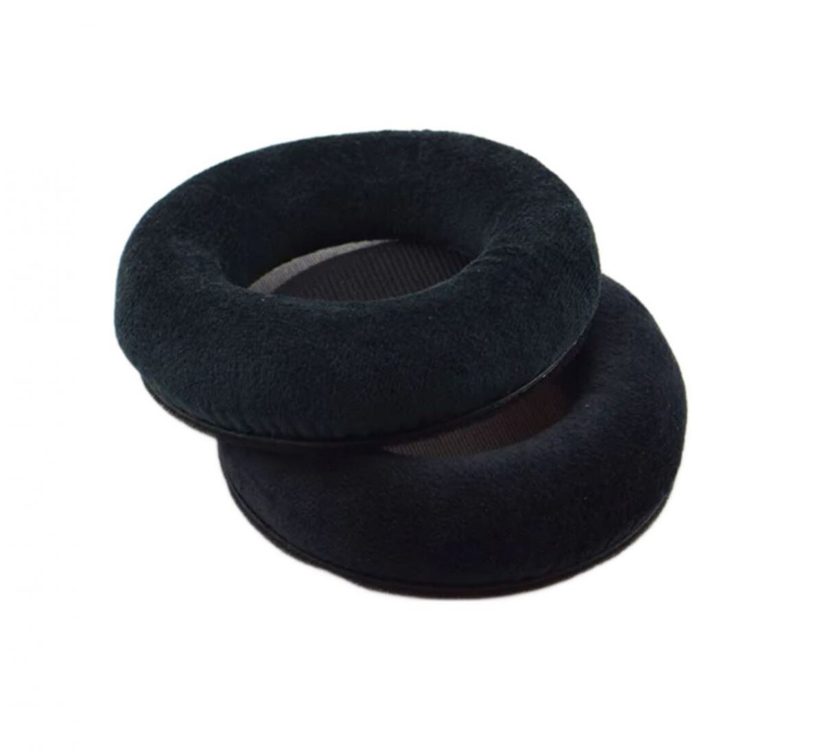 Náhradné náušníky pre slúchadlá AKG K400, K500, K601, K701, K702, K712, K612, Q701, Q702 - Čierné, semiš