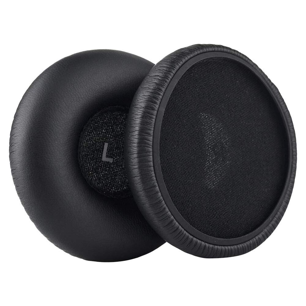 Náhradné náušníky pre slúchadlá AKG Y50, Y50BT, Y55, Y55DJ- čierne, kožené