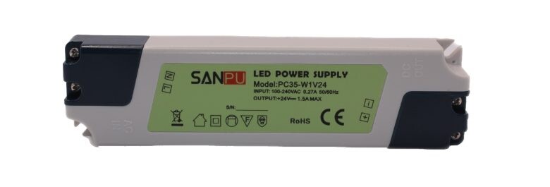 Zdroj 24V 1,5A 35W spínaný SANPU PC35-W1V24