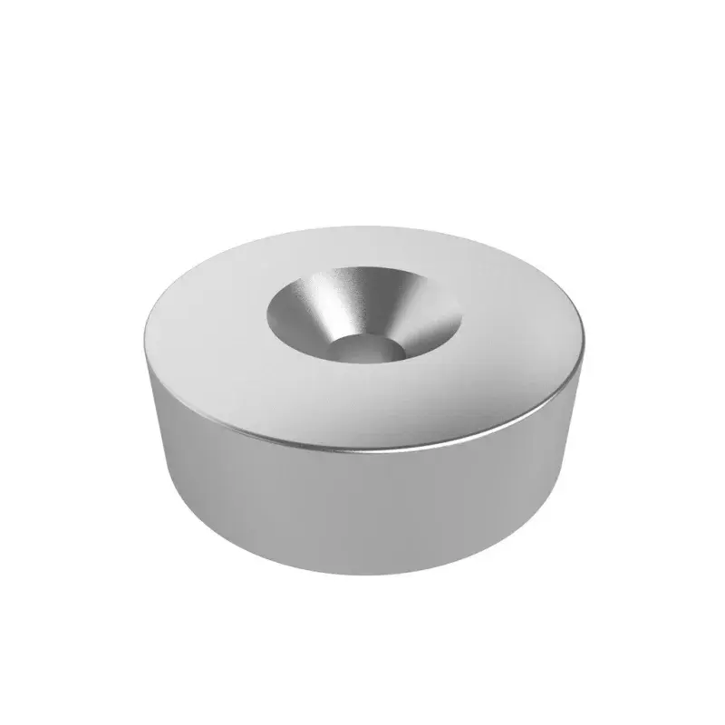 Neodymový magnet s 6mm otvorom, ⌀30x10mm, N35
