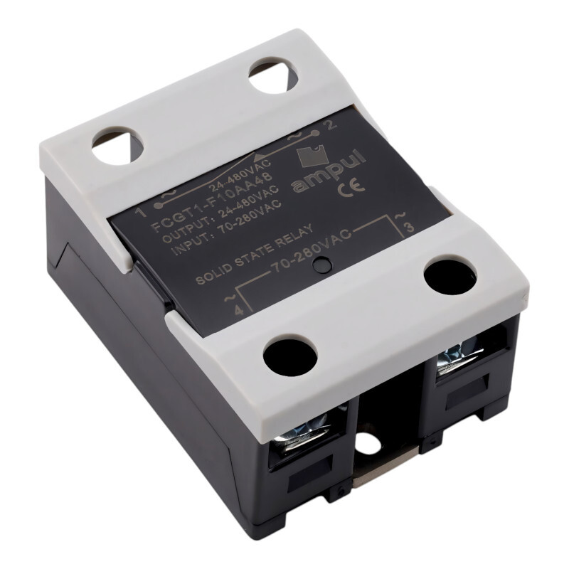 Bezkontaktné relé SSR AA, AC-AC, 70-280VAC/24-480VAC, 25 A