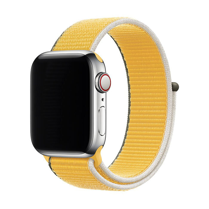 Marvelli - Nylonový remienok na Apple Watch - Slnečnica Veľkosť: 42/44/45/46/49mm, Farba: Žltá