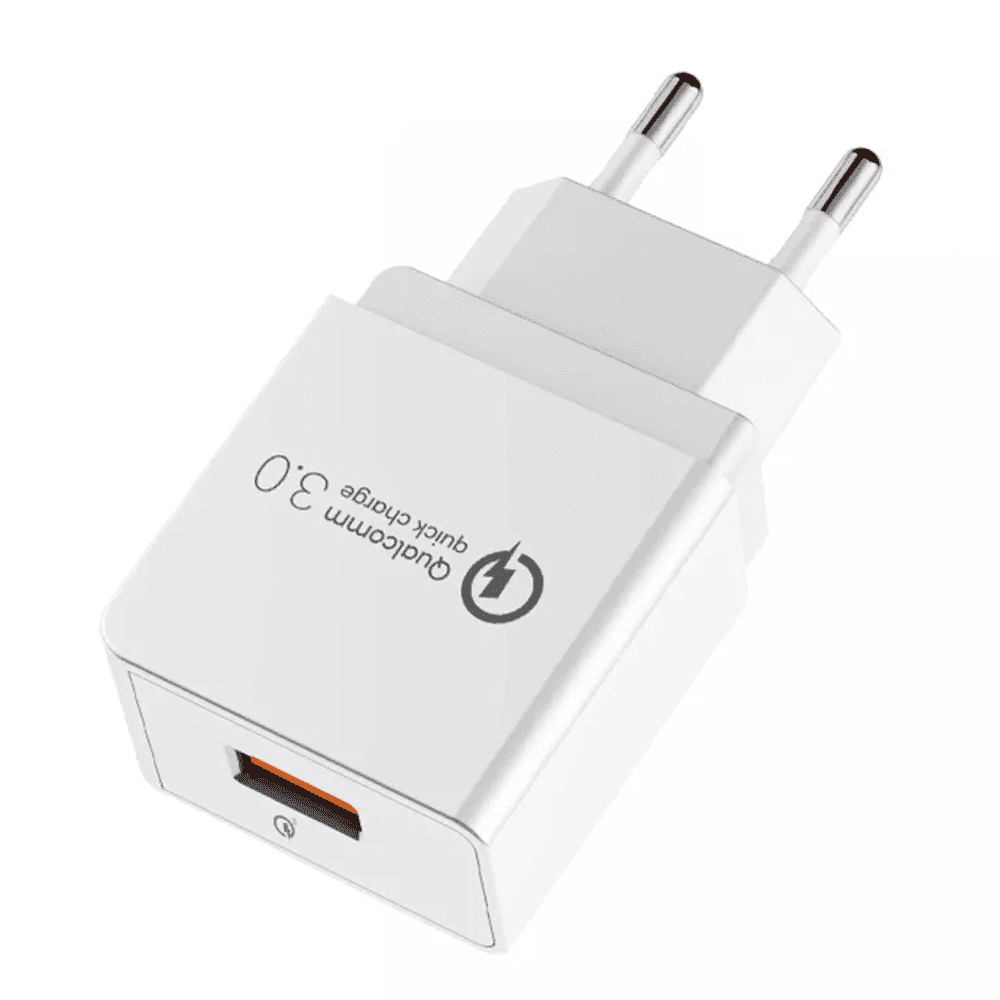 Nabíjací Adaptér 18W - USB-A - Biely