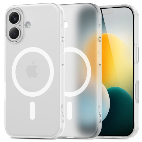 Tech-Protect MagSlim MagSafe kryt na iPhone 17, biely