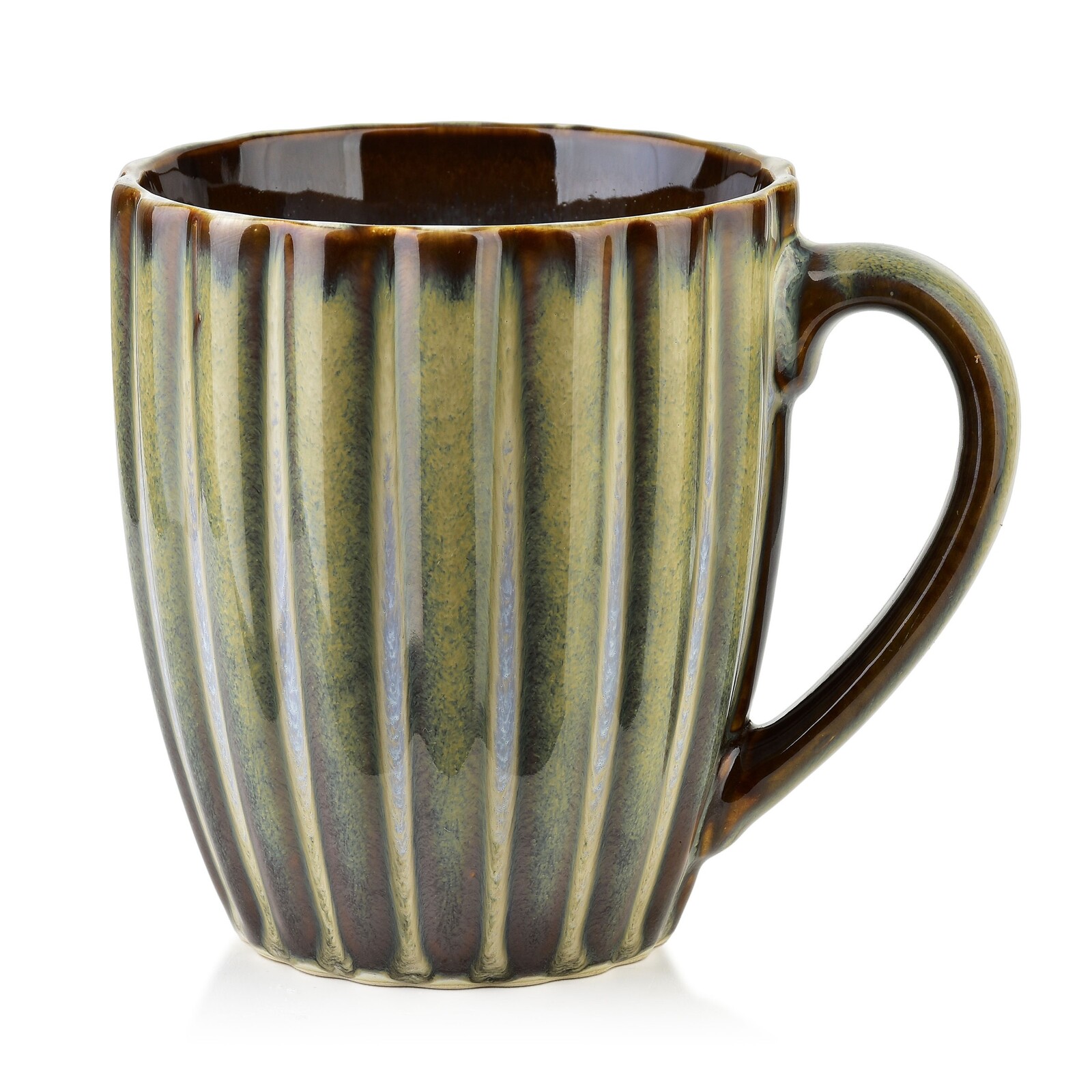 Porcelánový hrnek EVIE GREEN 360 ml zelený