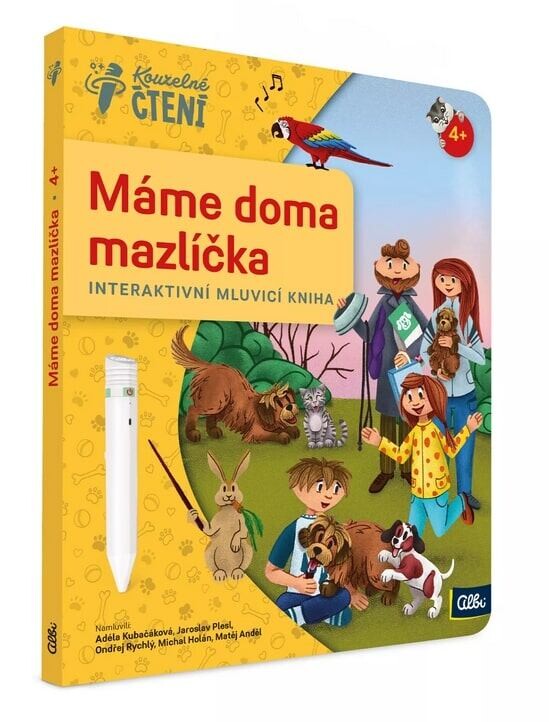 Albi Kouzelné čtení Kniha Máme doma maznáčika CZ