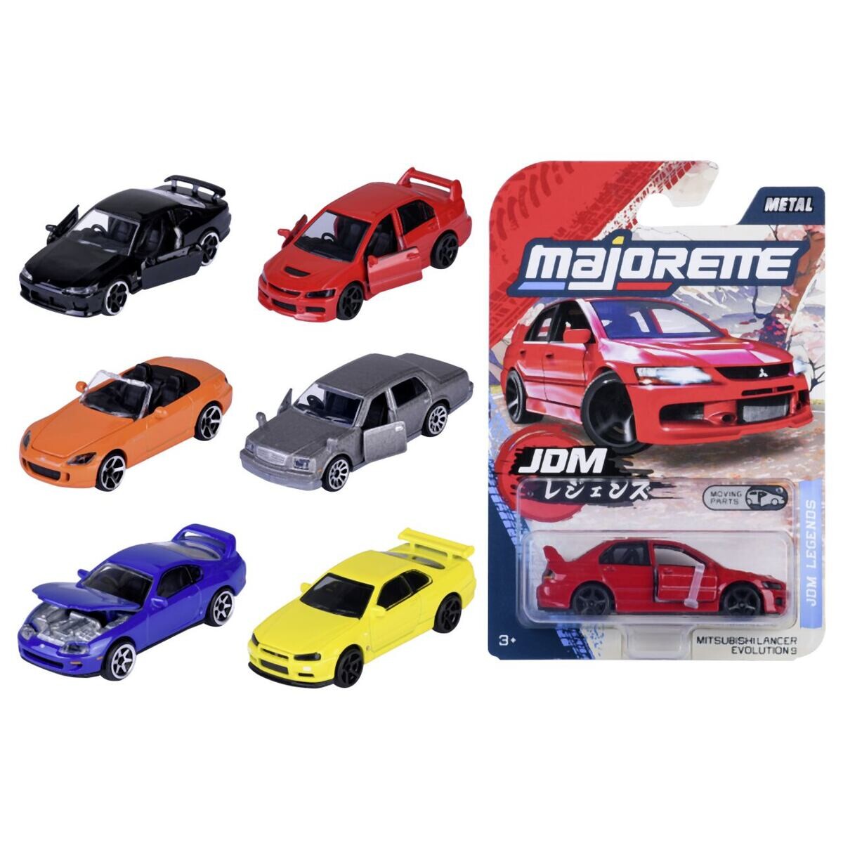 Majorette JDM Legends Autíčko Premium, 6 druhov