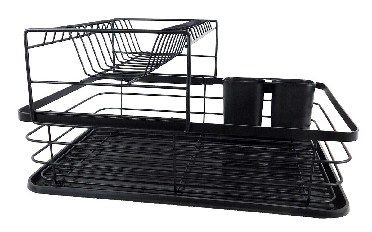 MAKRO - Odkvapkávač čierny umelá hmota / kov