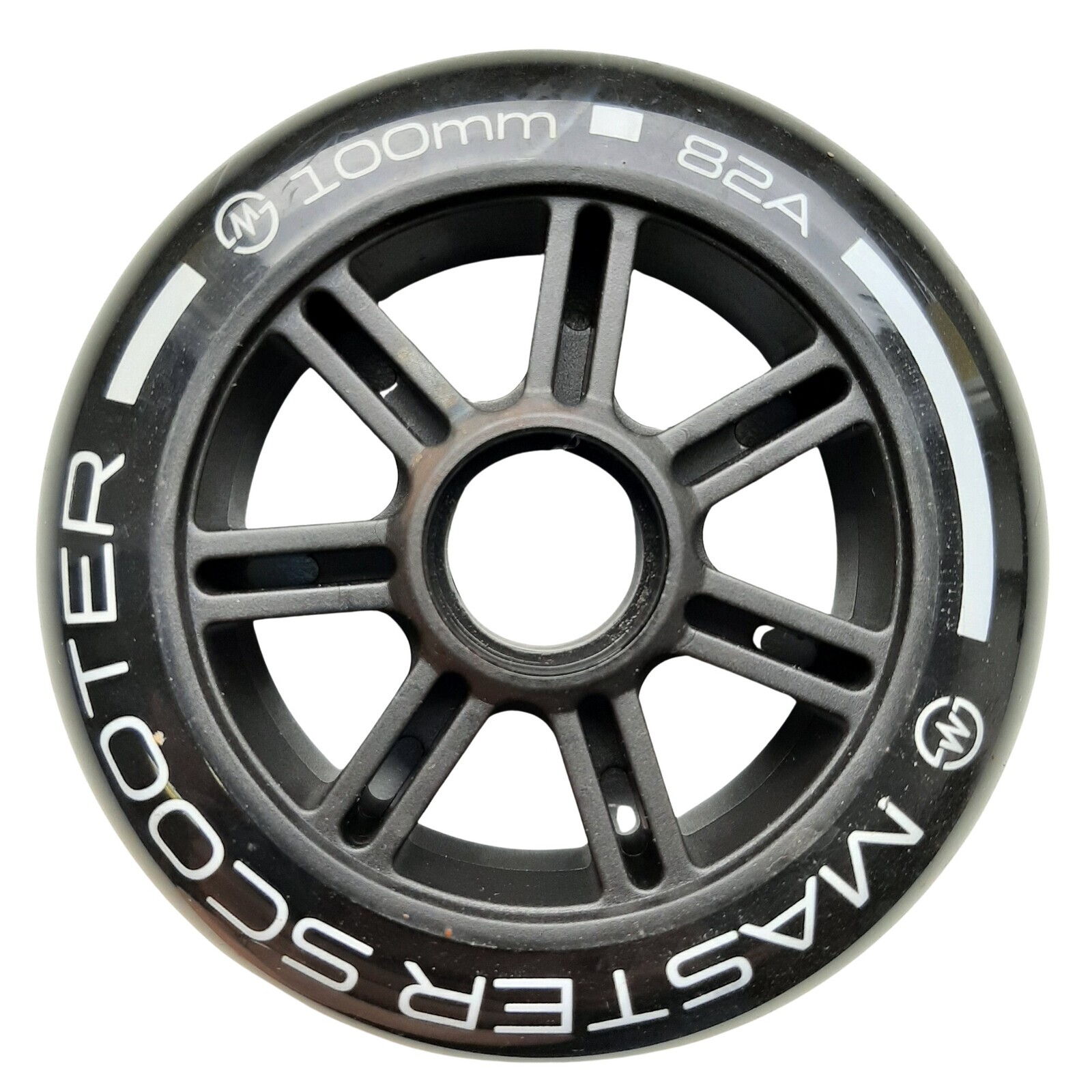 Náhradné kolieska na kolobežky bez ložísk MASTER Stunt 100 mm - čierne