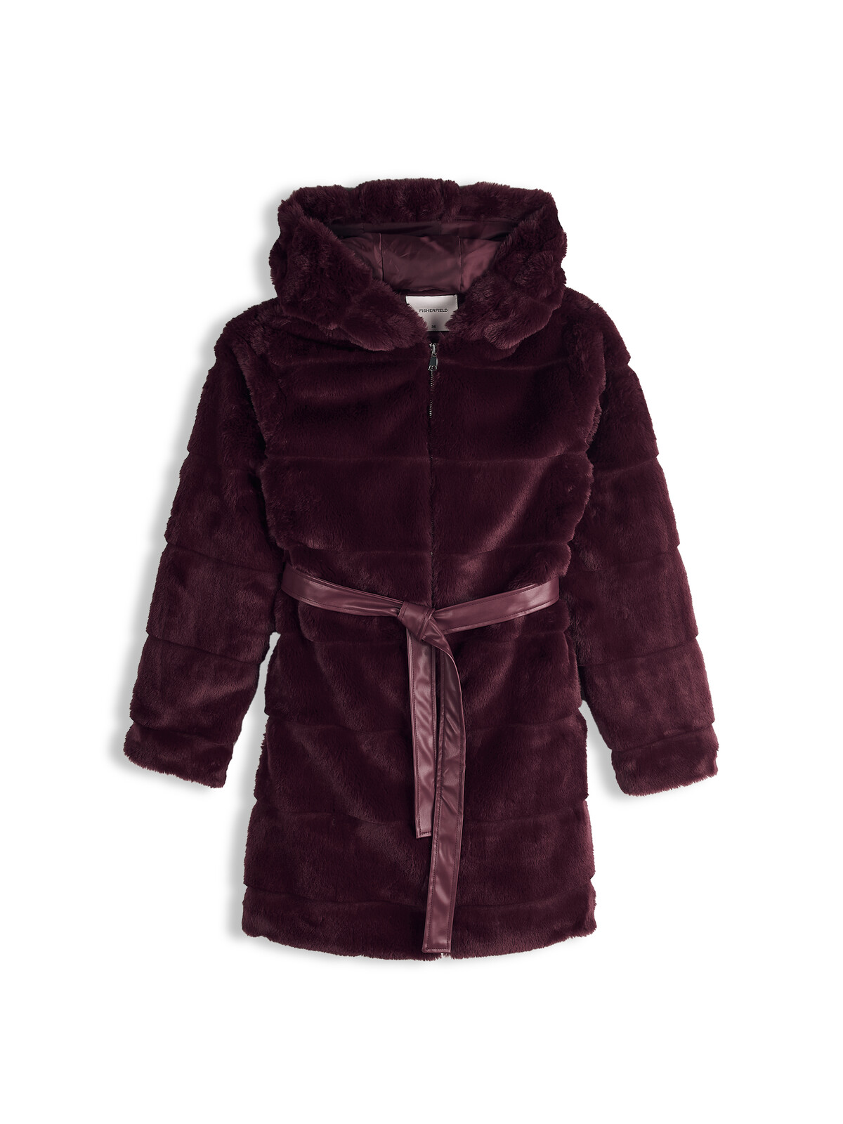 GATE Kabát z imitácie kožušiny s kapucňou