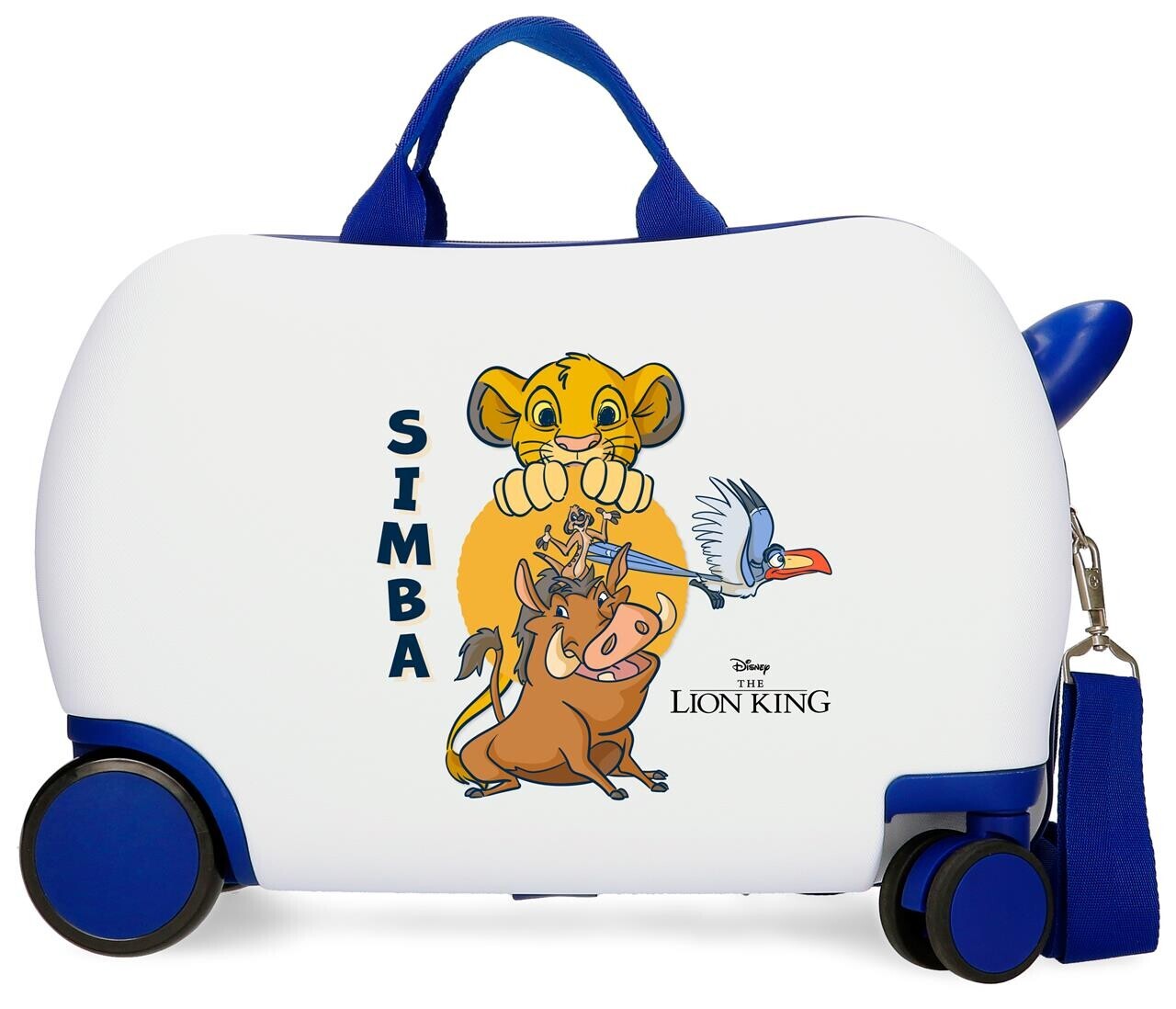 Disney Detský kufrík na kolieskach - odrážadlo - Simba - 24,5 L