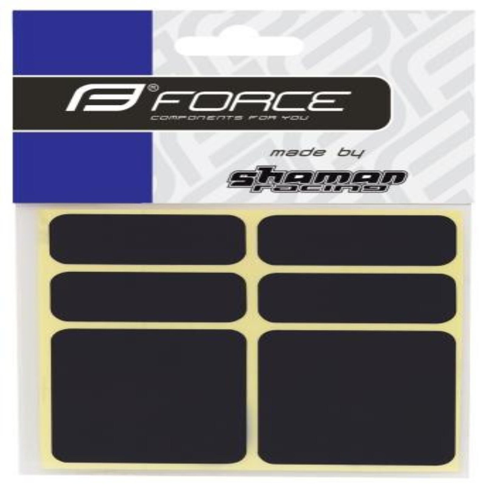 FORCE reflexné nálepky čierne