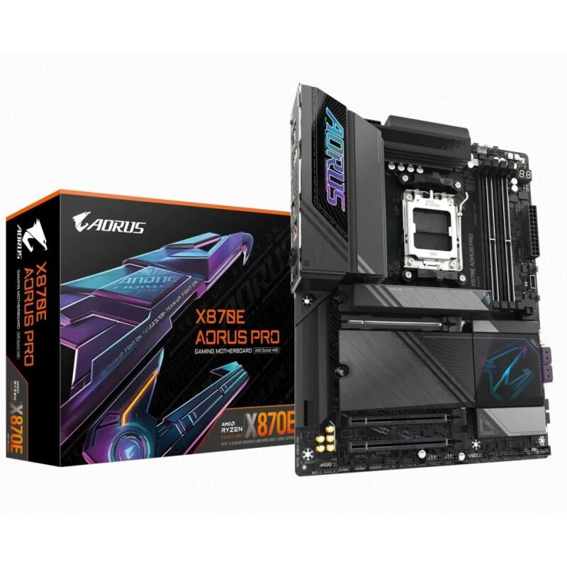 Gigabyte AORUS X870E PRO, AMD X870E, AM5, 4xDDR5, ATX X870E AORUS PRO#baz