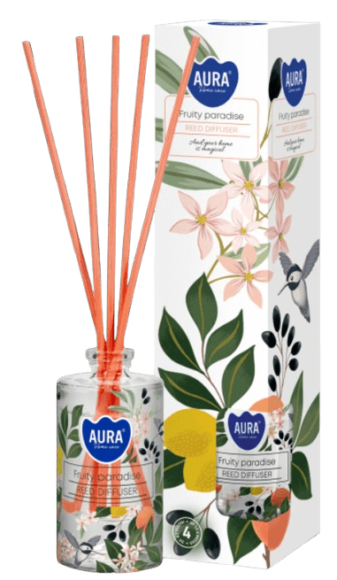 AURA - Vonné tyčinky so štýlovým dizajnom fruity paradise, 45 ml