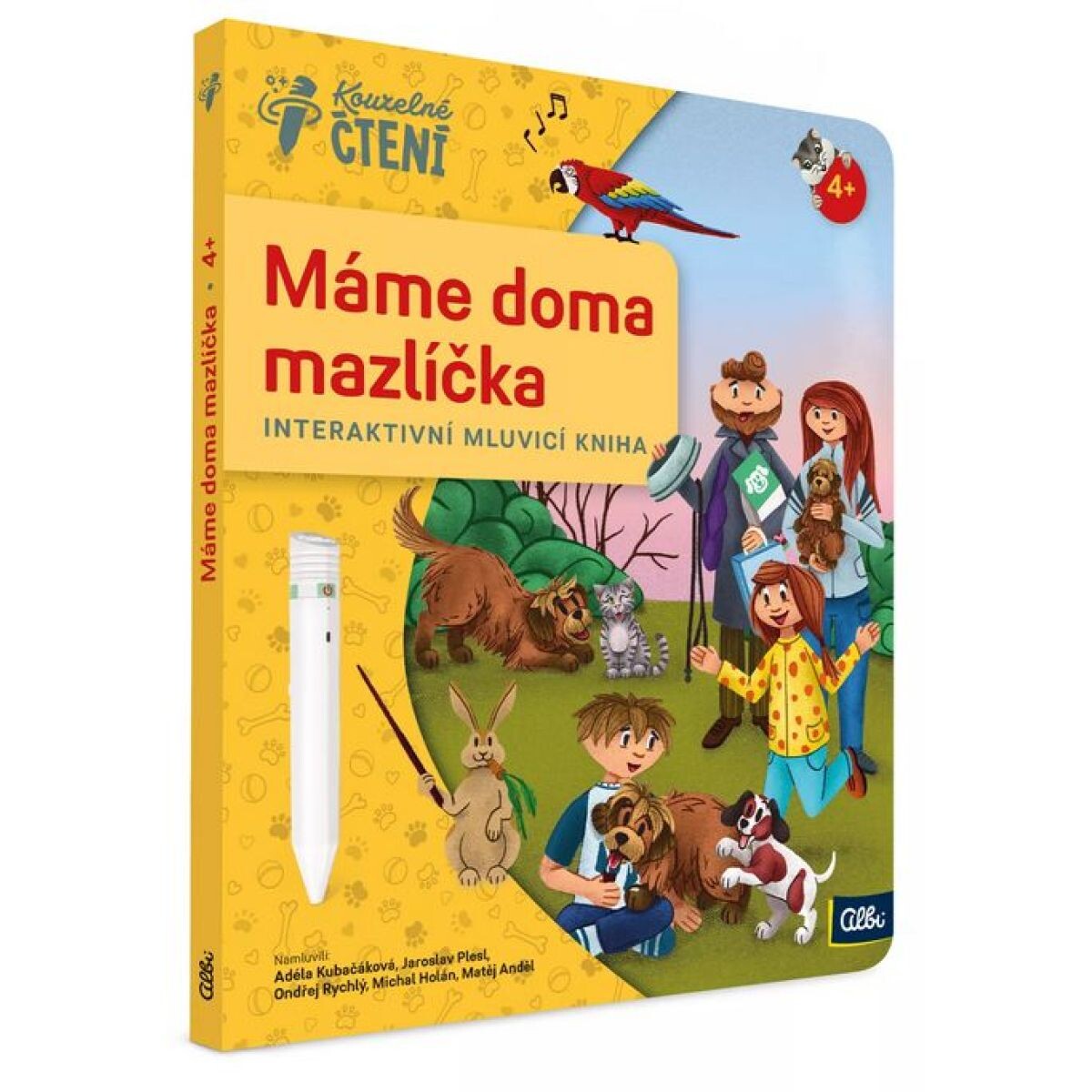 Albi Kúzelné čítanie Kniha Máme doma maznáčika