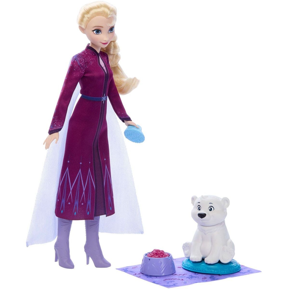 Disney Frozen bábika - Elsa s ľadovým medveďom