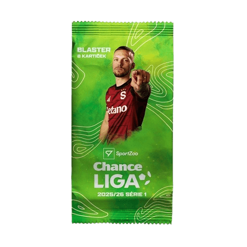Sportzoo Futbalové karty Chance liga 2025-2026 1. série Blaster balíček