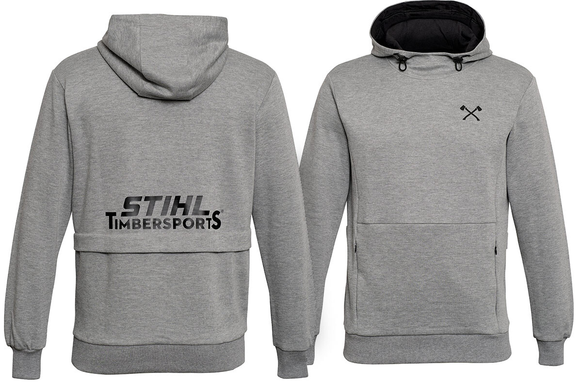 Mikina STIHL „TIMBERSPORTS“ sivá Veľkosť: M
