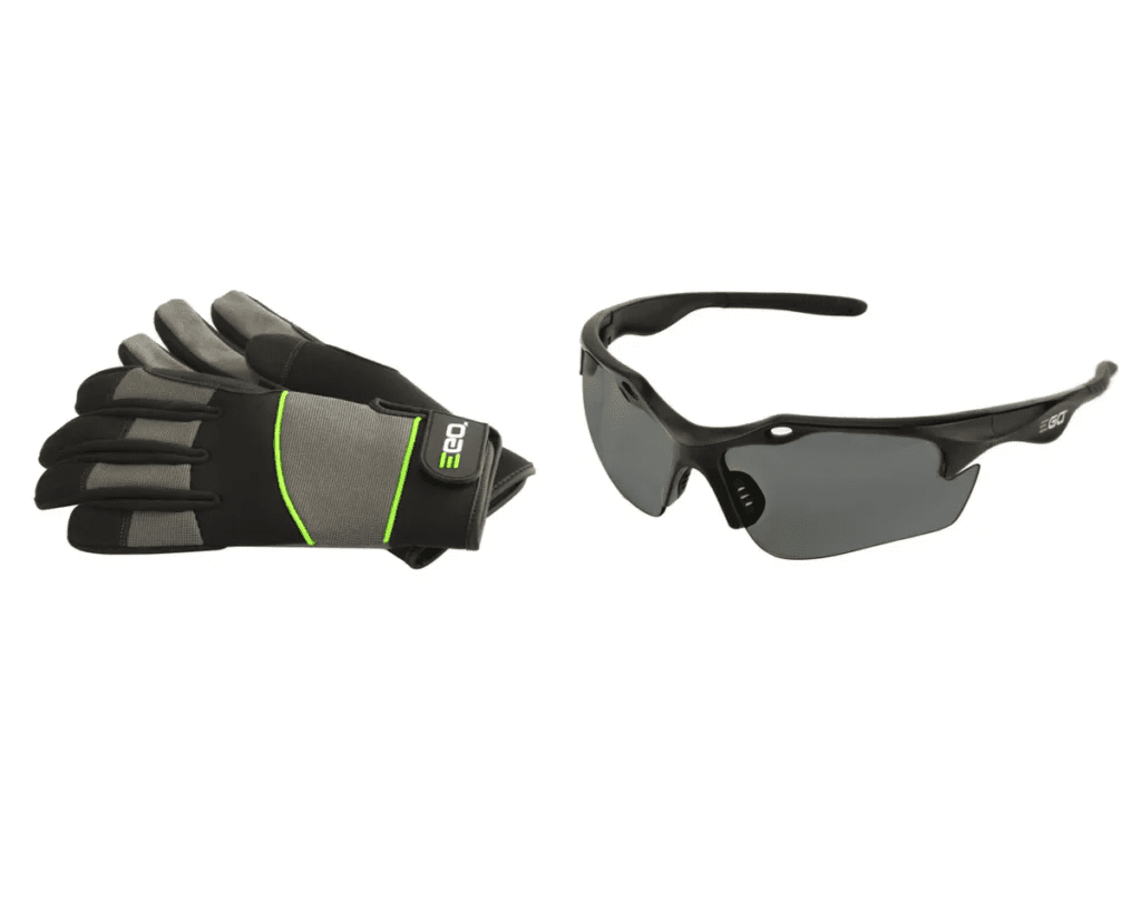 EGO Power+ Sada tónovaných okuliarov a pracovných rukavíc XL EGO Power
