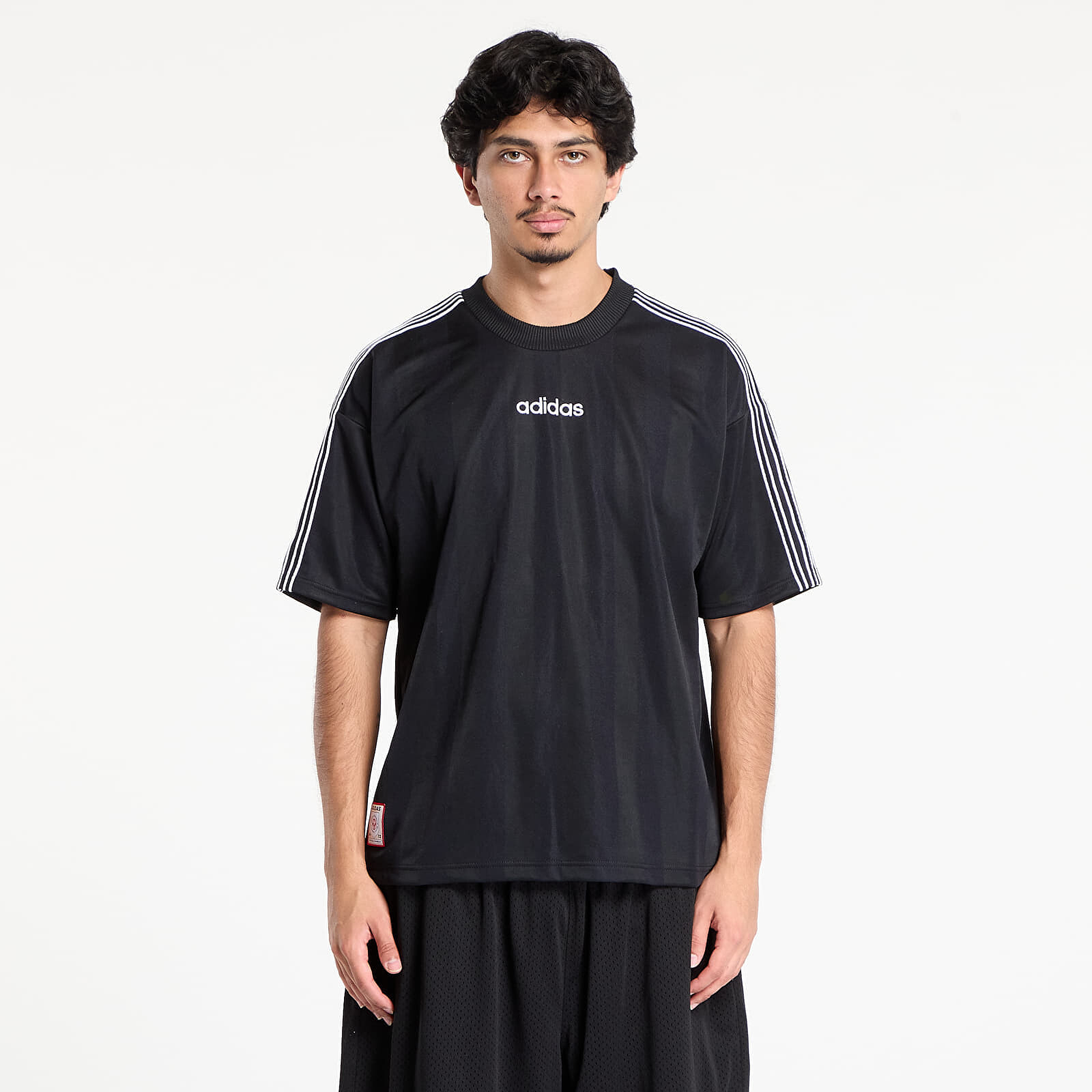 Tričko adidas 90s Stripe Jersey Black M