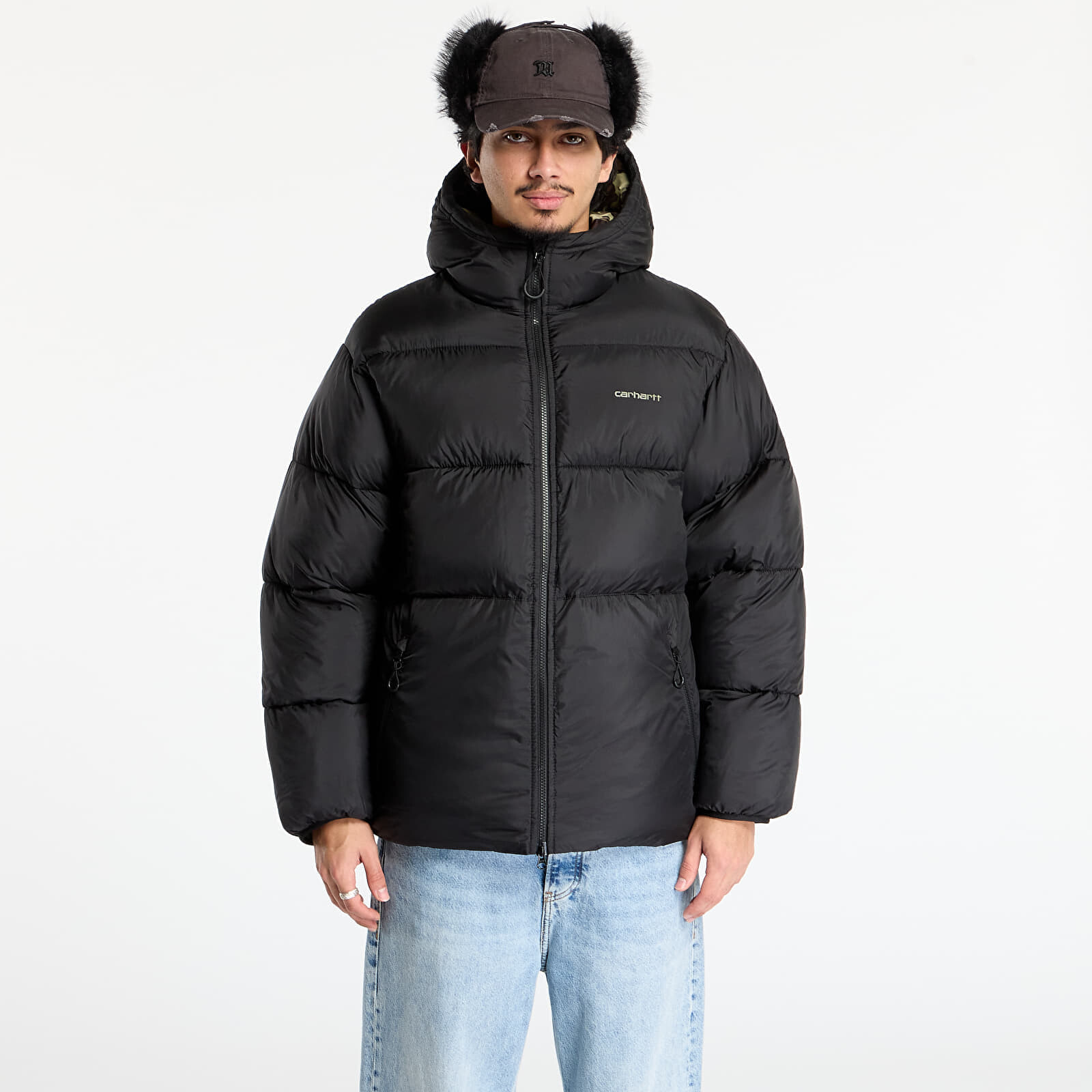 Bunda Carhartt WIP Toronto Jacket Black/ Camo Duck/ Green XS