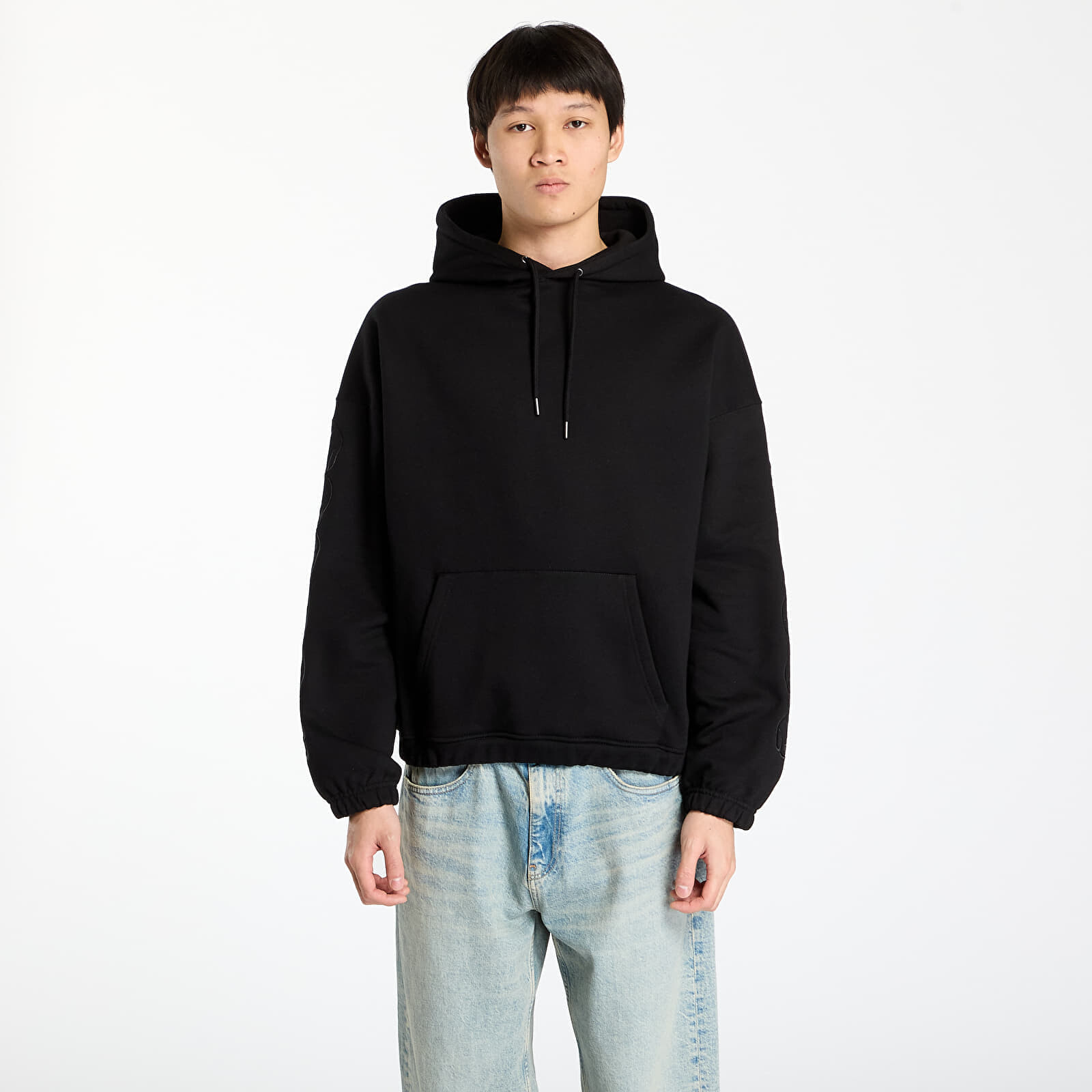 Mikina Wasted Paris M Bury Boxy Hoodie Black L
