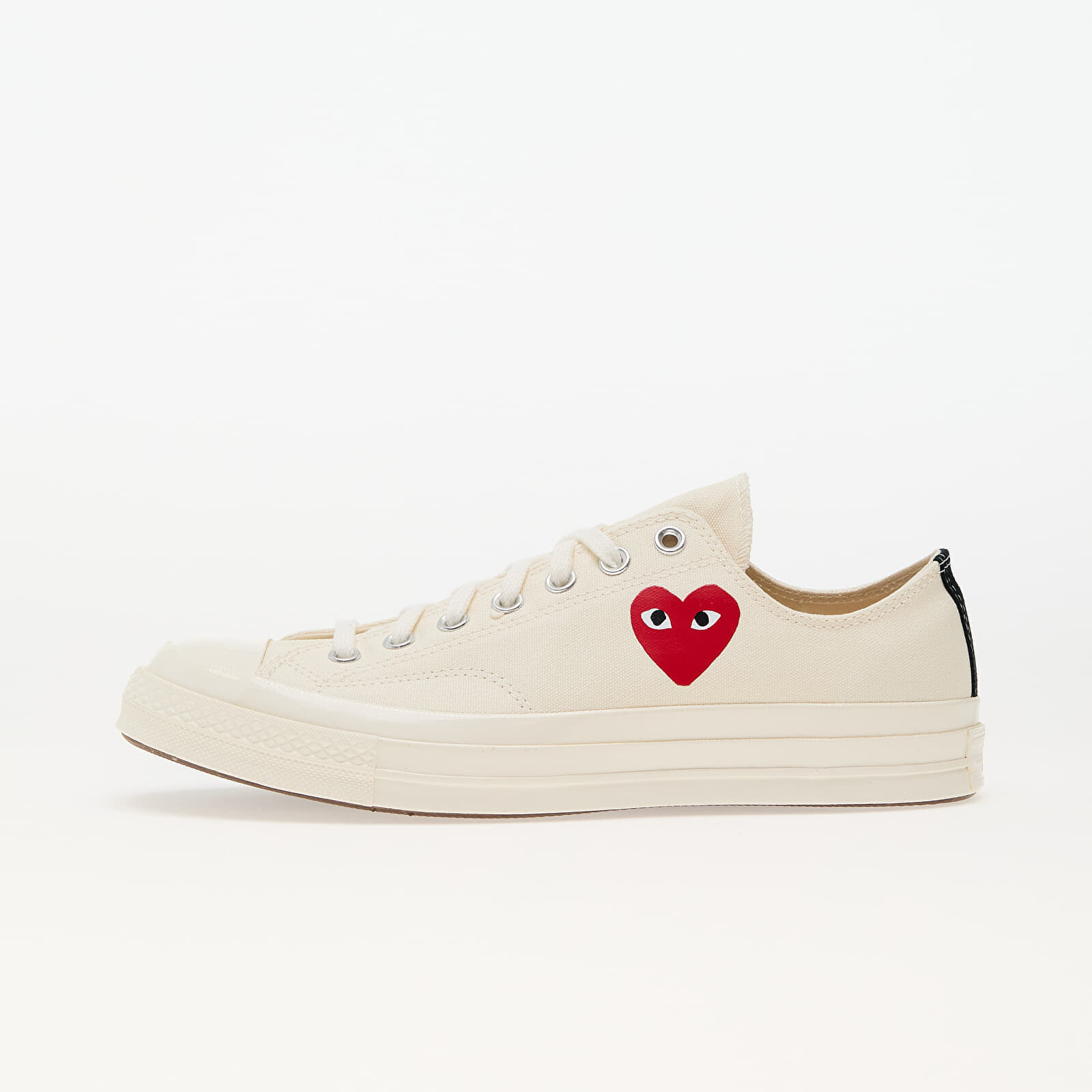 Tenisky Converse x Comme des Garçons PLAY Chuck 70 OX Milk/ Black/ Red EUR 44