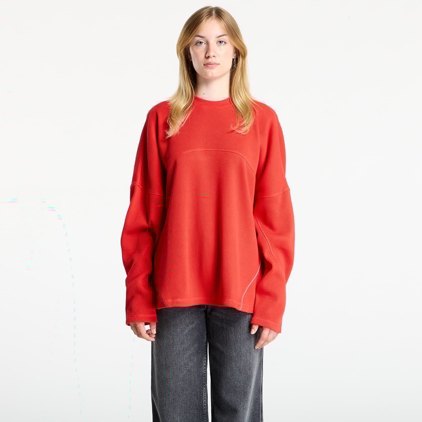 Tričko adidas x OG LA La Cienega Sports Long-Sleeve Top Semi Lucid Red L
