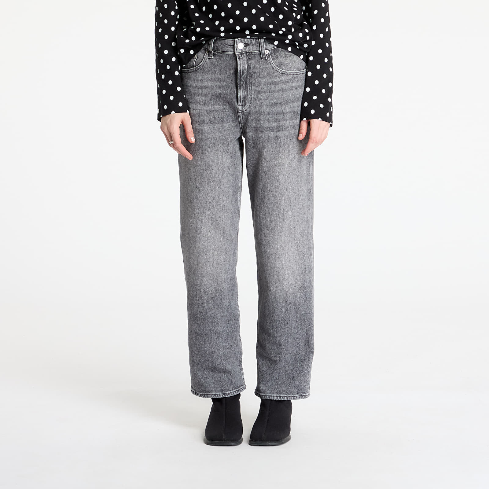 Džínsy Tommy Jeans Layla High Rise Slim Straight Jeans Denim W30/L30