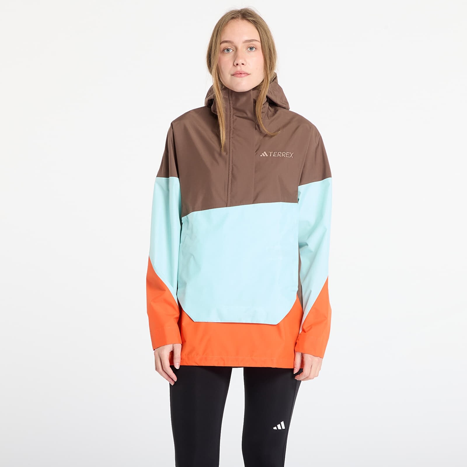 Bunda adidas Terrex Xploric 2.5L Climaproof Anorak Earth Strata M