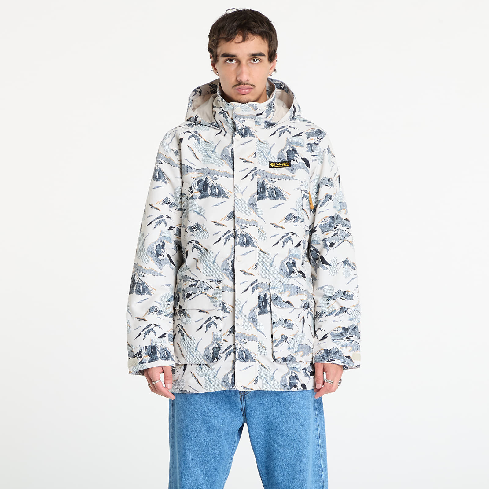 Bunda Columbia High Cascades™ Interchange Reversible Bomber Jacket Dark Stone Skylines S