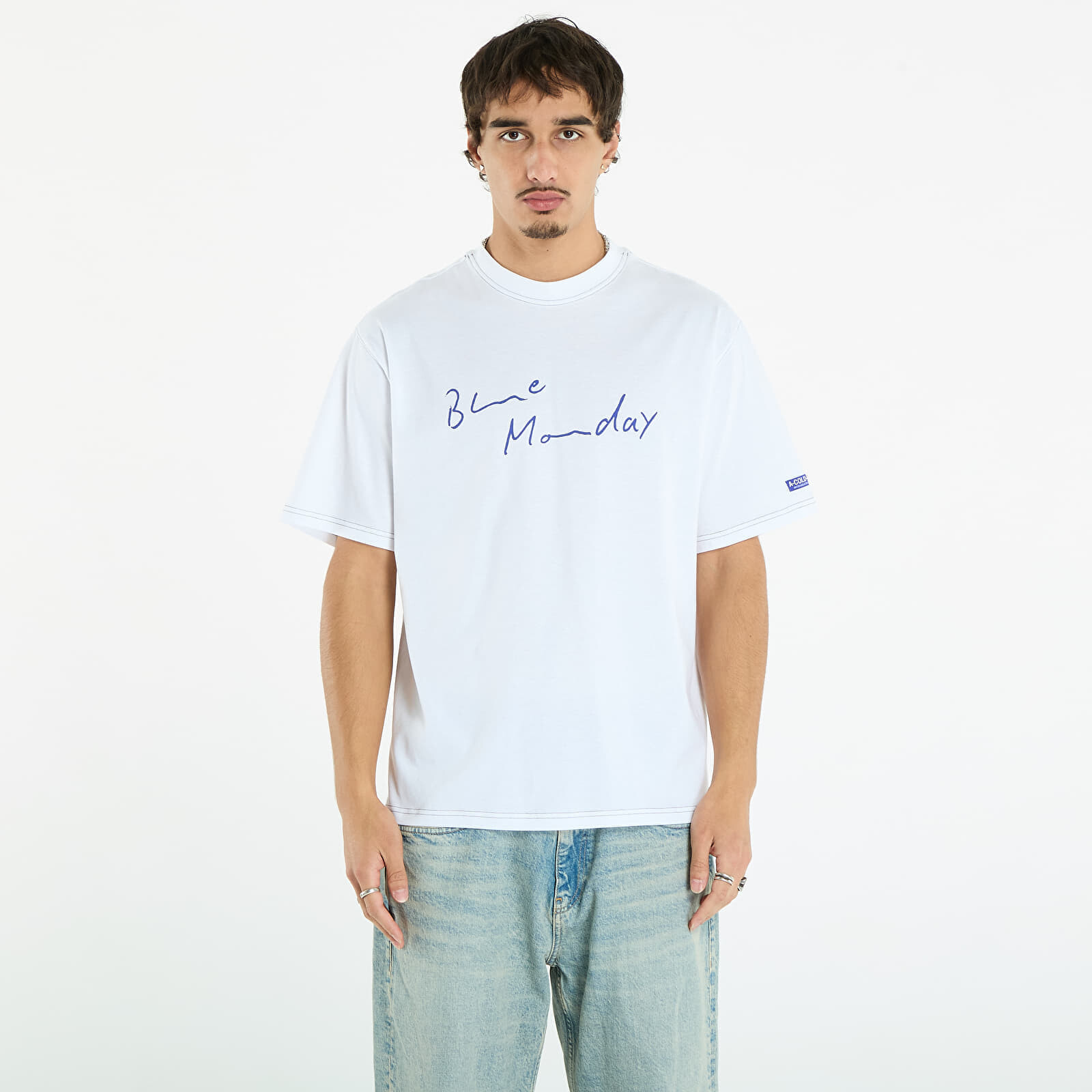 Tričko A-COLD-WALL* Blue Monday Tshirt White M