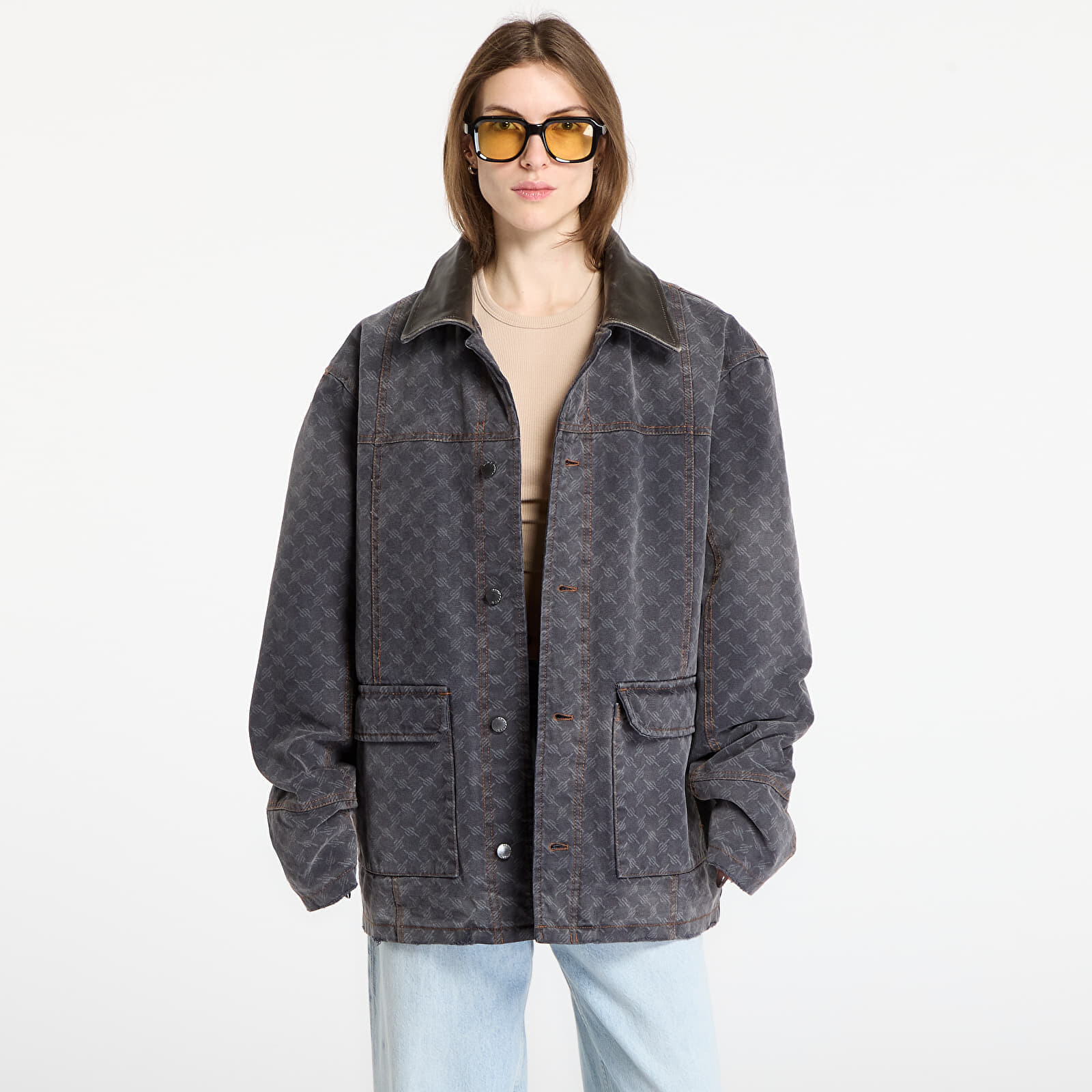 Bunda Daily Paper Monogram Workwear Jacket Grey XS